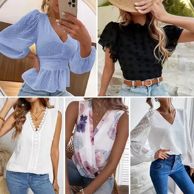 Anna 2024 Women's dress wholesale.Mixed Style Dress Brand Discount Women's Clothing Stock Apparel Wholesale Cheap Used Clothes
