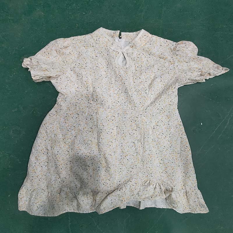 Cotton Skirt Dress Women Summer elegant casual 2th hand clothes Summer fashion lace dress