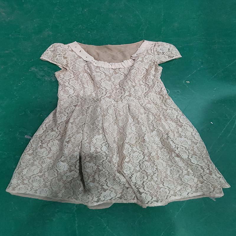 Cotton Skirt Dress Women Summer elegant casual 2th hand clothes Summer fashion lace dress
