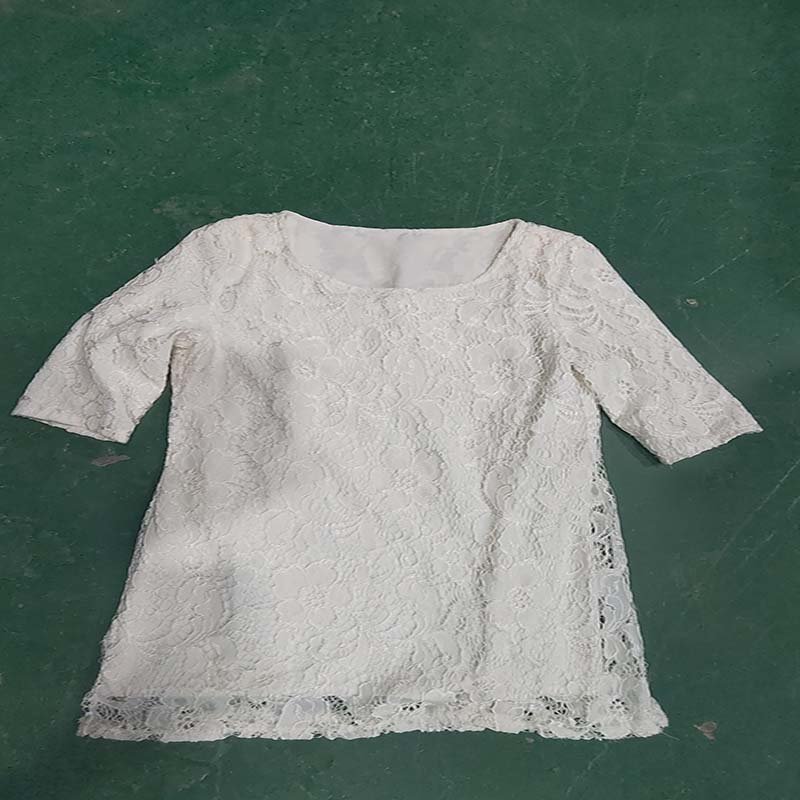 Cotton Skirt Dress Women Summer elegant casual 2th hand clothes Summer fashion lace dress