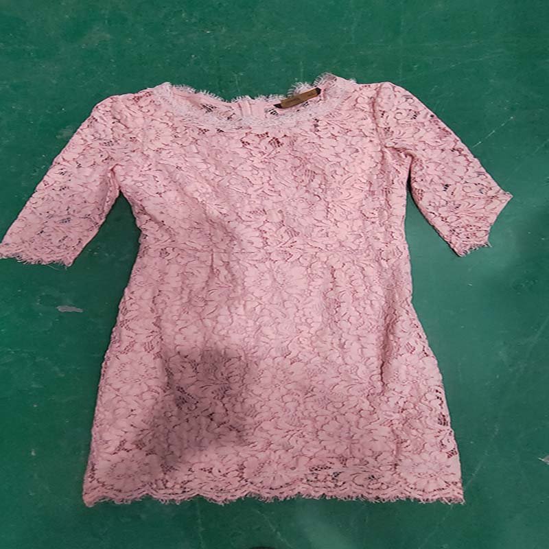 Cotton Skirt Dress Women Summer elegant casual 2th hand clothes Summer fashion lace dress
