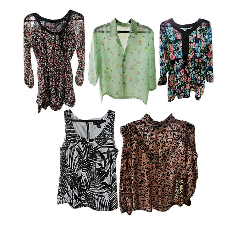 Wholesale cheap used summer women's mixed women's wear