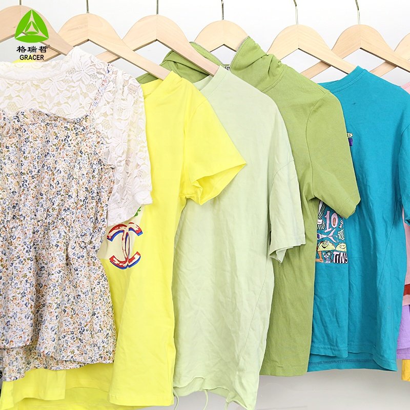 Used Clothes Bales For T Shirt A Grade Second Hand Clothes 1St Choice Thrift Store Ball