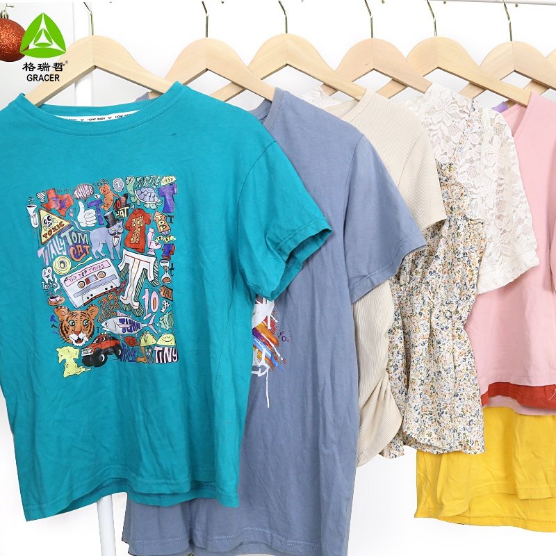 Used Clothes Bales For T Shirt A Grade Second Hand Clothes 1St Choice Thrift Store Ball