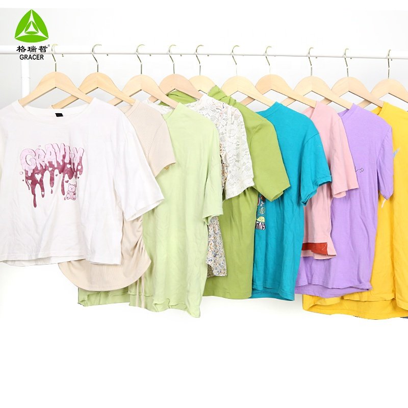 Used Clothes Bales For T Shirt A Grade Second Hand Clothes 1St Choice Thrift Store Ball