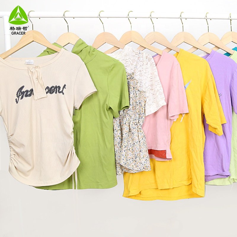 Used Clothes Bales For T Shirt A Grade Second Hand Clothes 1St Choice Thrift Store Ball