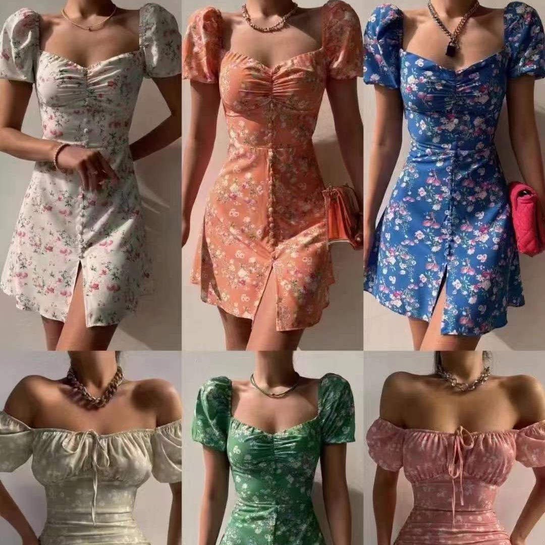 Wholesale Women's 2024 brand New top mix Mix dress bulk package used clothing cut label stock clothing.