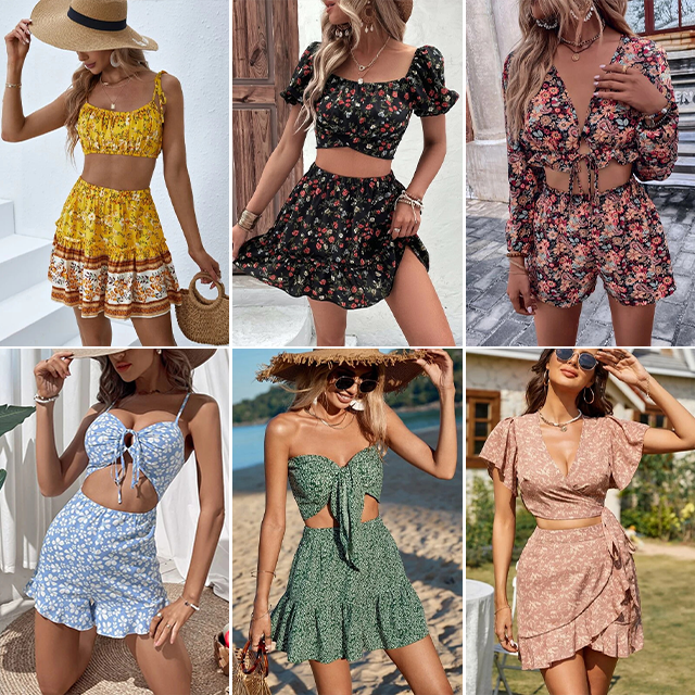 Wholesale Women's 2024 brand New top mix Mix dress bulk package used clothing cut label stock clothing.