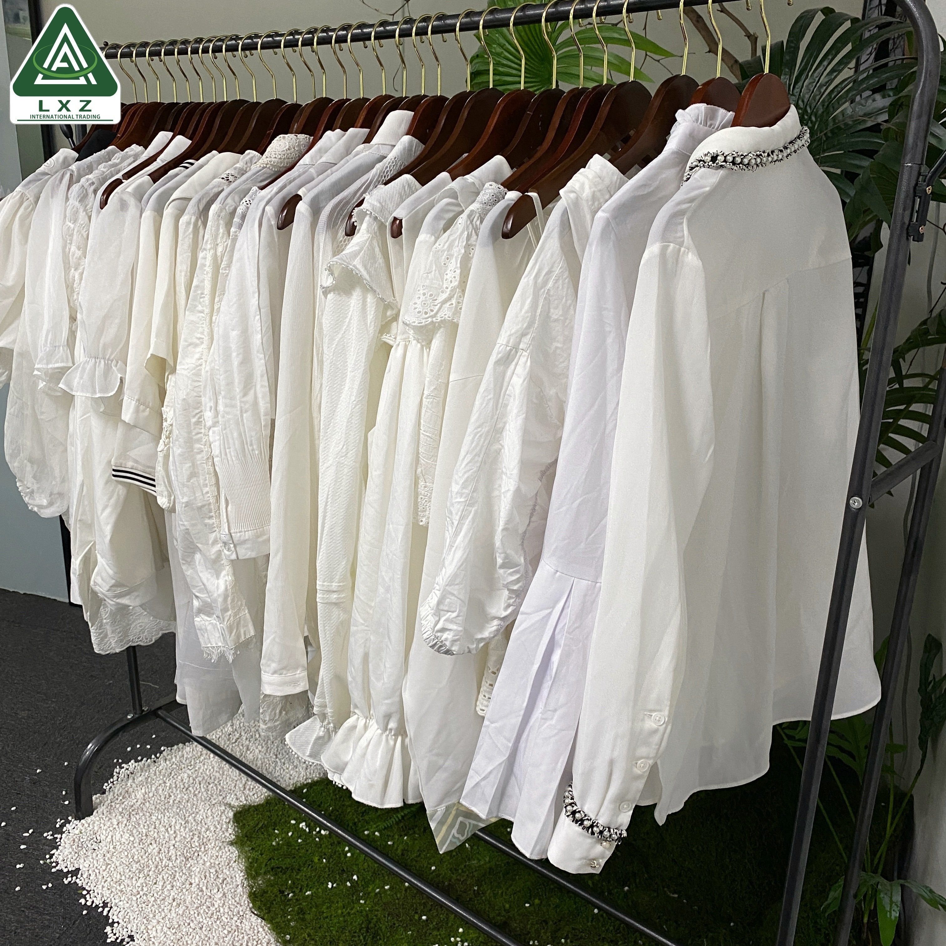 Ukay Ukay Bales White Cotton Blouse Second Hand Clothes Philippines Wholesale