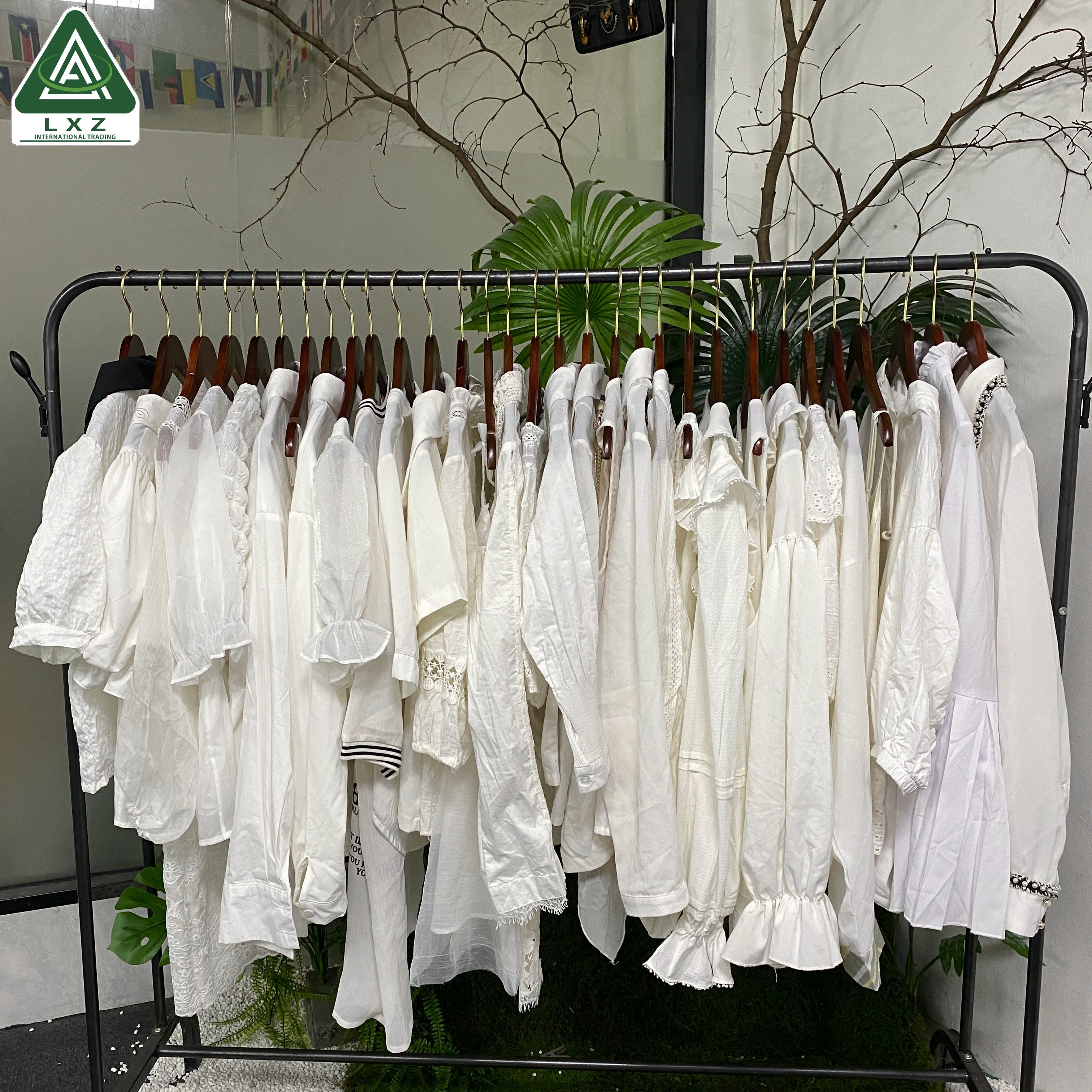 Ukay Ukay Bales White Cotton Blouse Second Hand Clothes Philippines Wholesale