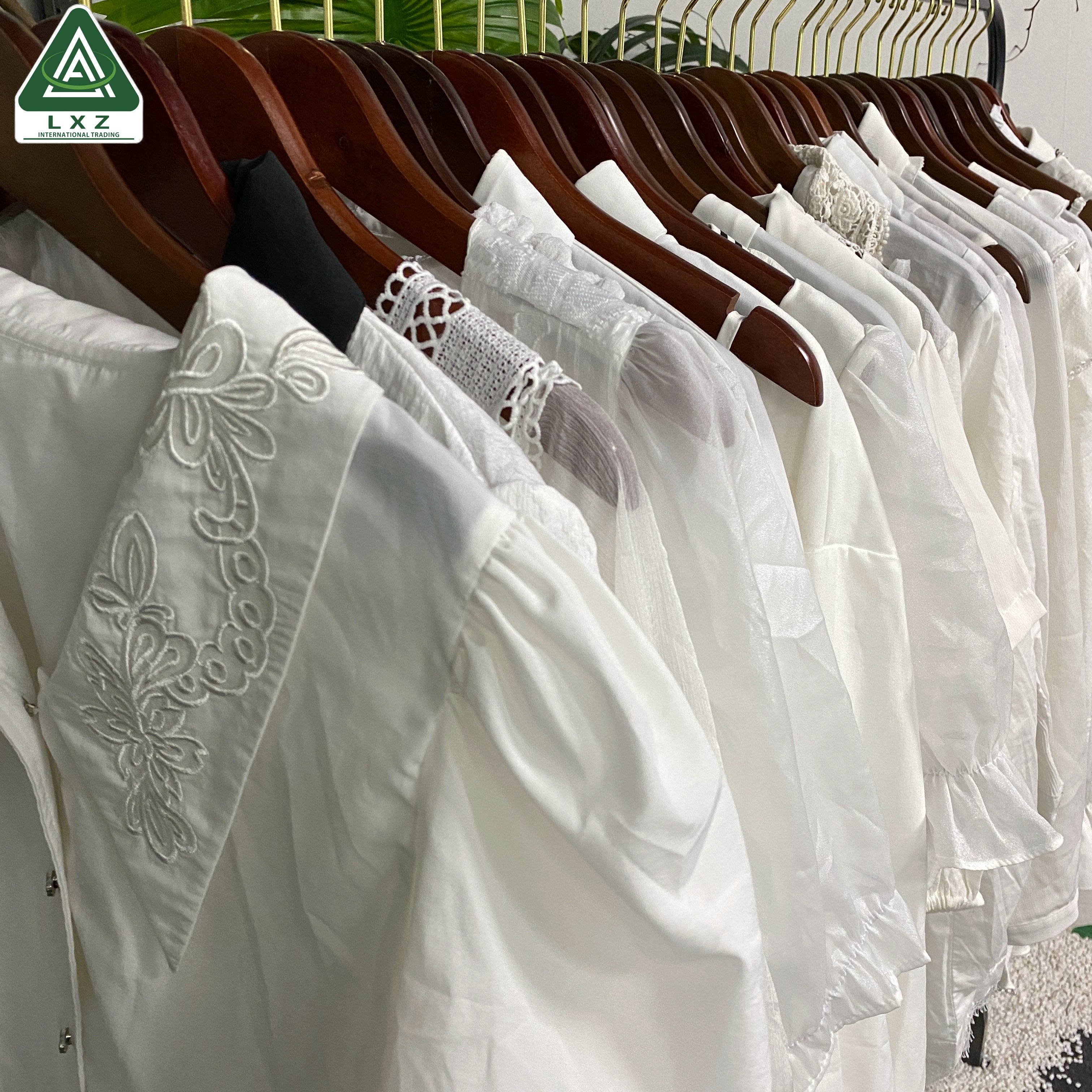 Ukay Ukay Bales White Cotton Blouse Second Hand Clothes Philippines Wholesale