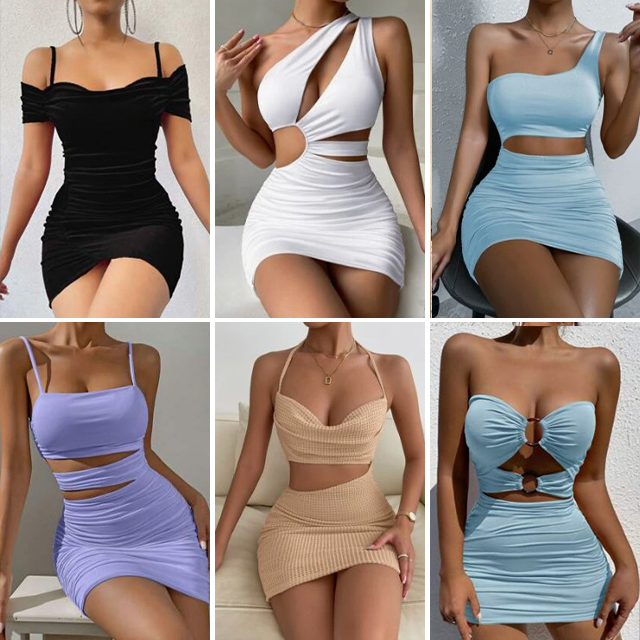 Stock Wholesale Bulks New Bales Clothes Used Clothes Bales For Women Long Dresses Brand Discount Women's Clothing Dress