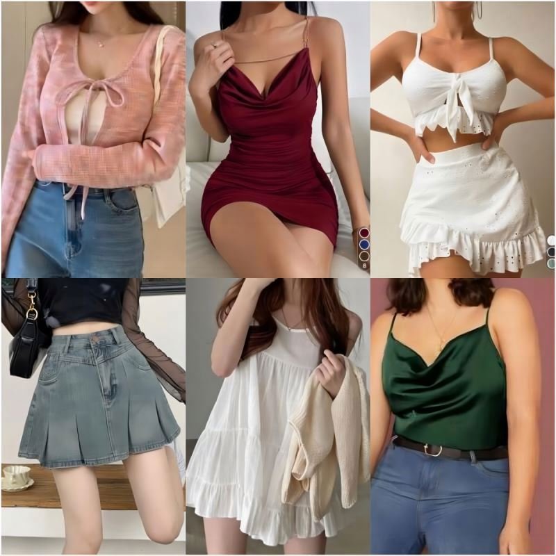 bulk clothes factory wholesale women's clothing dress apparel stock
