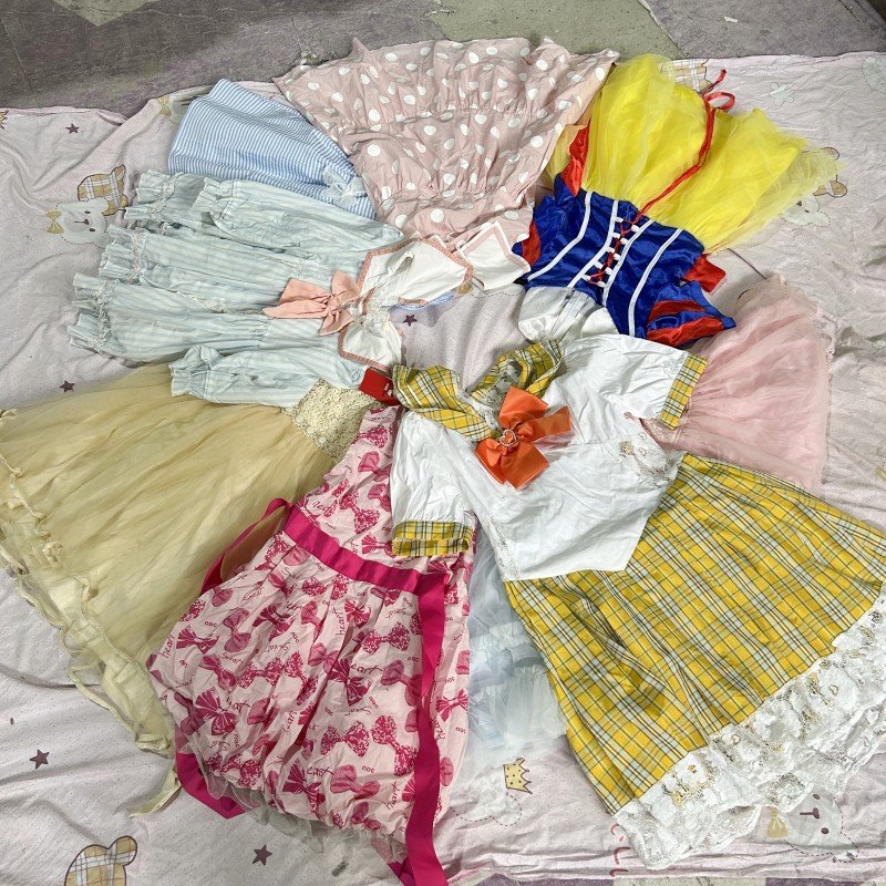 C06-1 Wholesale colorful summer used high quality bale Factory cheap price clean fashion dress for children