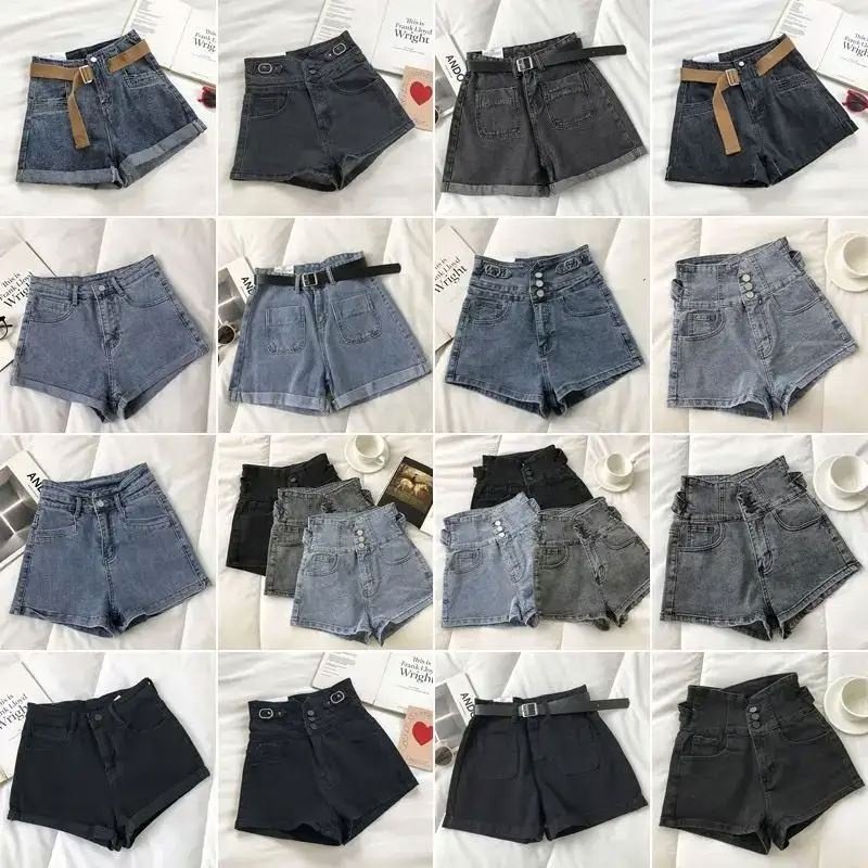 Stocked Denim shorts Factory Wholesale Mixed Packaging Sale Men And Women Jeans New Clothes