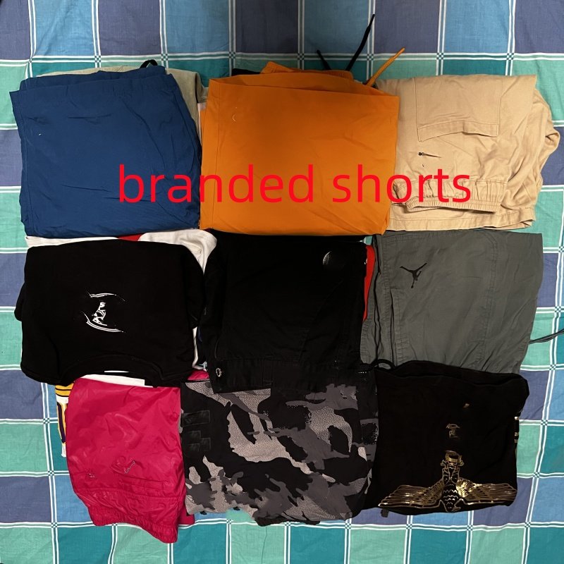 C02 Used clothes shirts and pants branded original in bales second hand wholesale clothes bulk from uk branded shorts