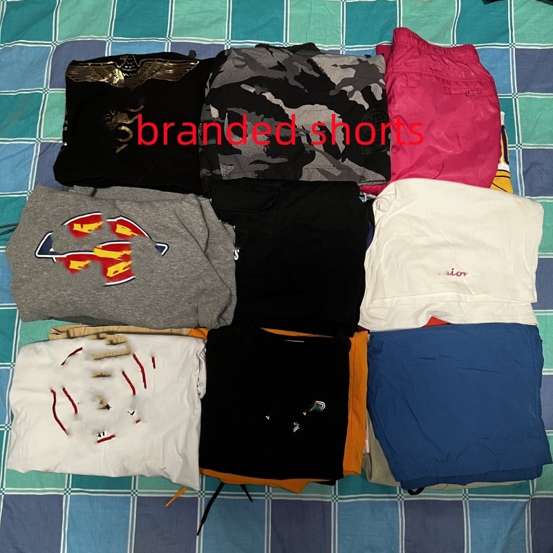 C02 Used clothes shirts and pants branded original in bales second hand wholesale clothes bulk from uk branded shorts