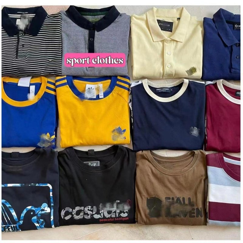 C02 Used clothes shirts and pants branded original in bales second hand wholesale clothes bulk from uk branded shorts