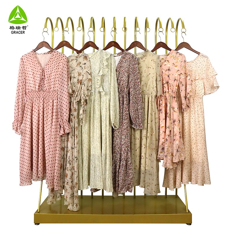 Chiffon Used Dresses In Bulk Vintage Used Clothes Second Hand Clothes Korea