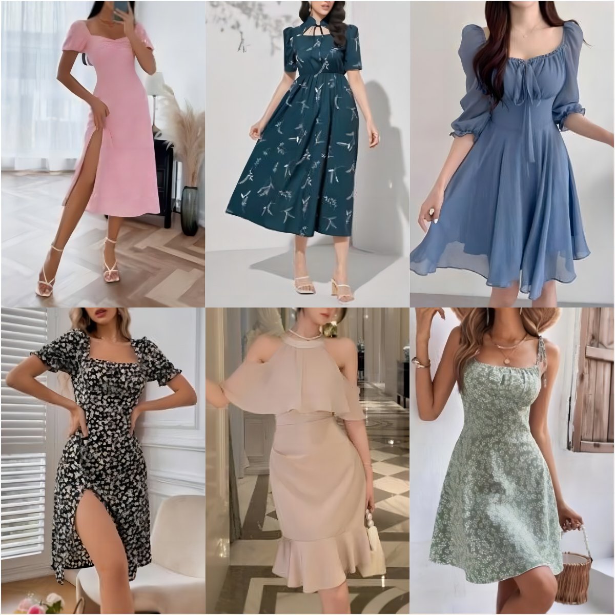 Brand Women's Mix Style Stock Dresses T-shirts Small Shirts Pants Skirts used clothes