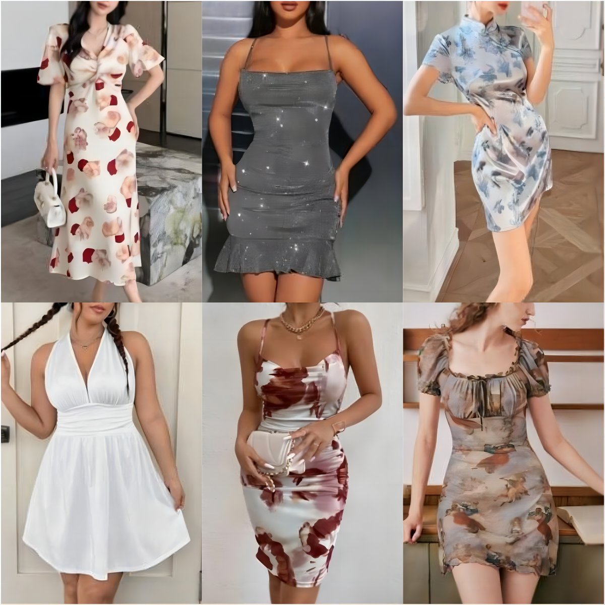 Brand Women's Mix Style Stock Dresses T-shirts Small Shirts Pants Skirts used clothes