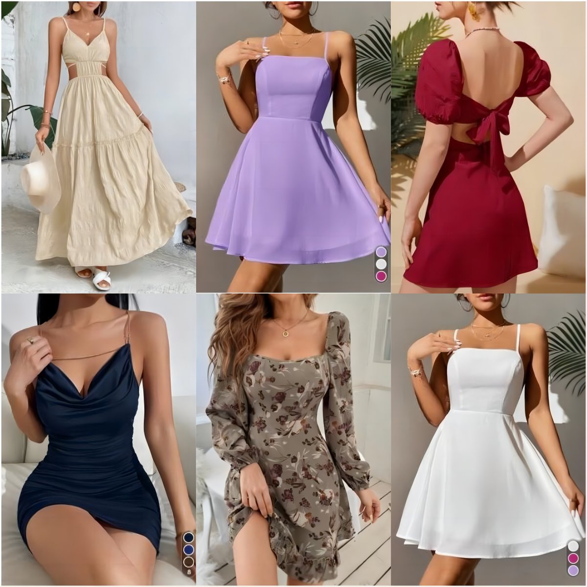 Brand Women's Mix Style Stock Dresses T-shirts Small Shirts Pants Skirts used clothes