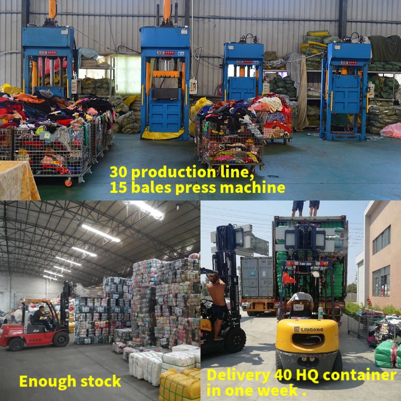 Sumzao wholesale asian used clothes bulk apparel stock bundle t shirt dress secondhand ukay ukay bales