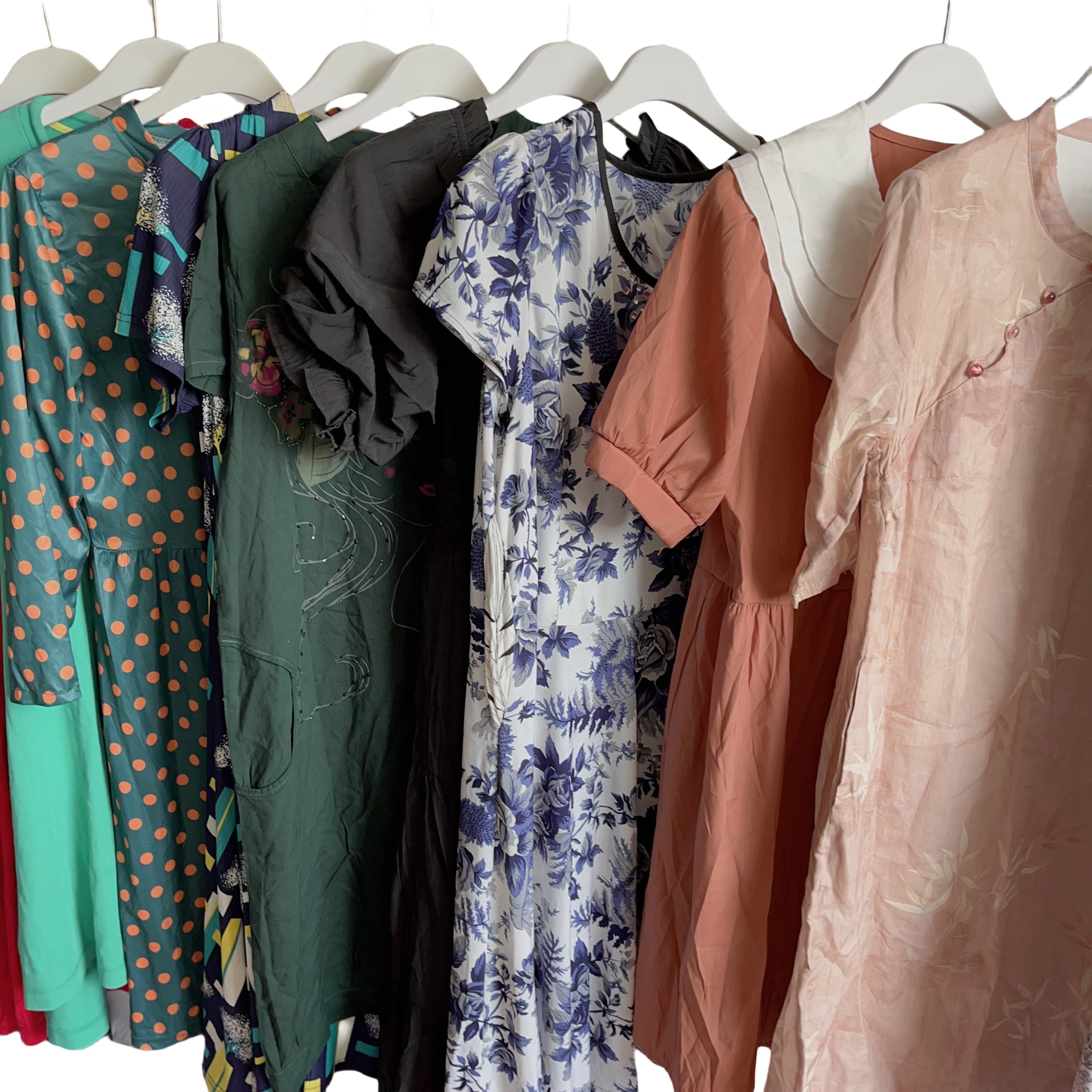 Wholesales Used Ladies Cotton Dress Second Hand Women Frocks in Bales Used Clothes Clothes for Girls Used Summer Clothes