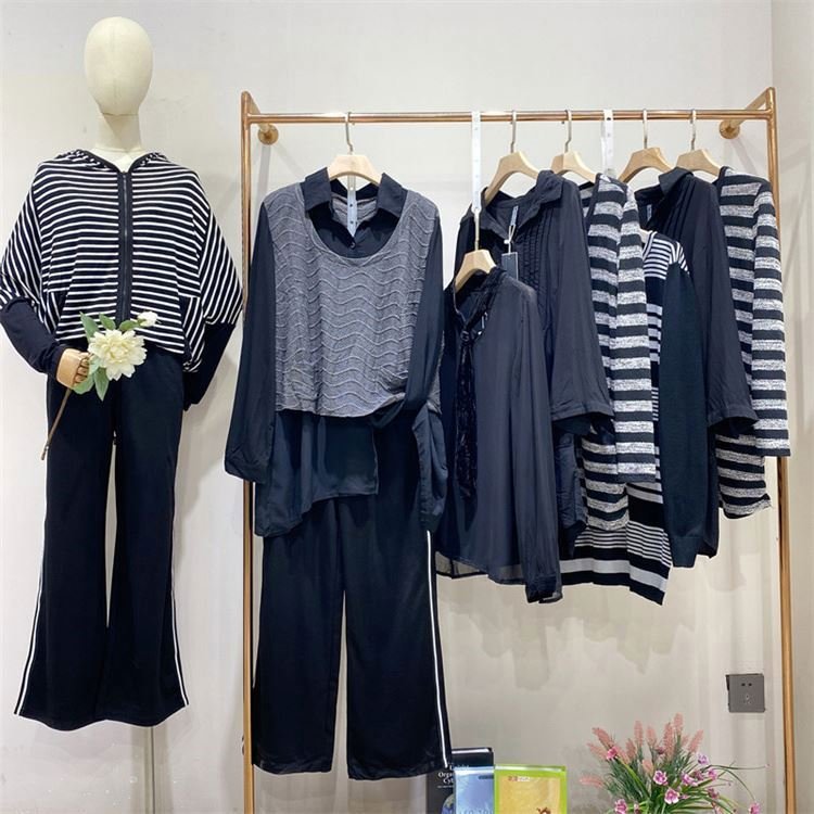 Cut Label Used Discount Women's Clothing Stock Clearance Workplace solid color women's clothing bulk sales
