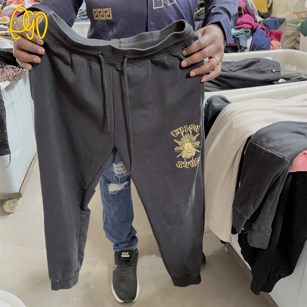 Used Cotton Sports Pants Second Hand Joggers Cotton Pants in Bales Ladies Sport Pants Used Men Clothes Used Sportswear