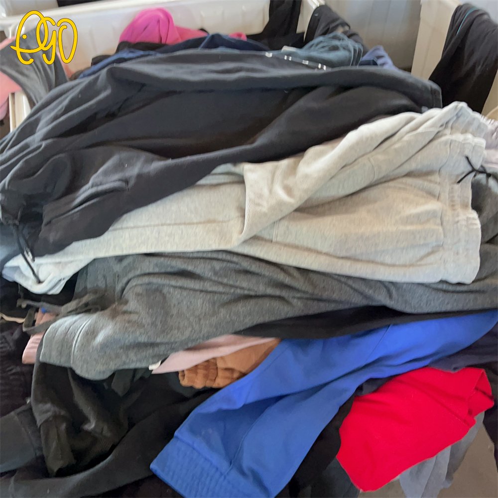 Used Cotton Sports Pants Second Hand Joggers Cotton Pants in Bales Ladies Sport Pants Used Men Clothes Used Sportswear