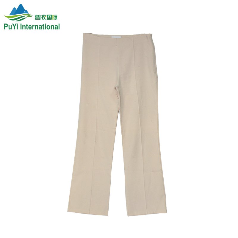 KingAAA Factory lower price clothes bales Used Clothing Ladies Cotton Pants second hand pants