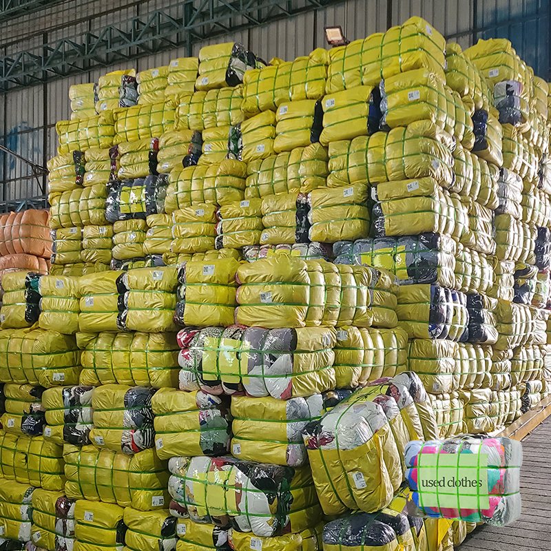 KingAAA Factory lower price clothes bales Used Clothing Ladies Cotton Pants second hand pants