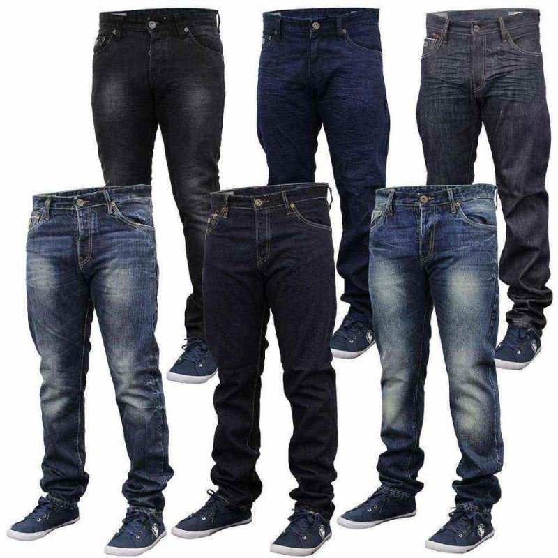 Classic casual slim fit elastic and fashionable men's denim pants Random shipment of styles for men's denim pants