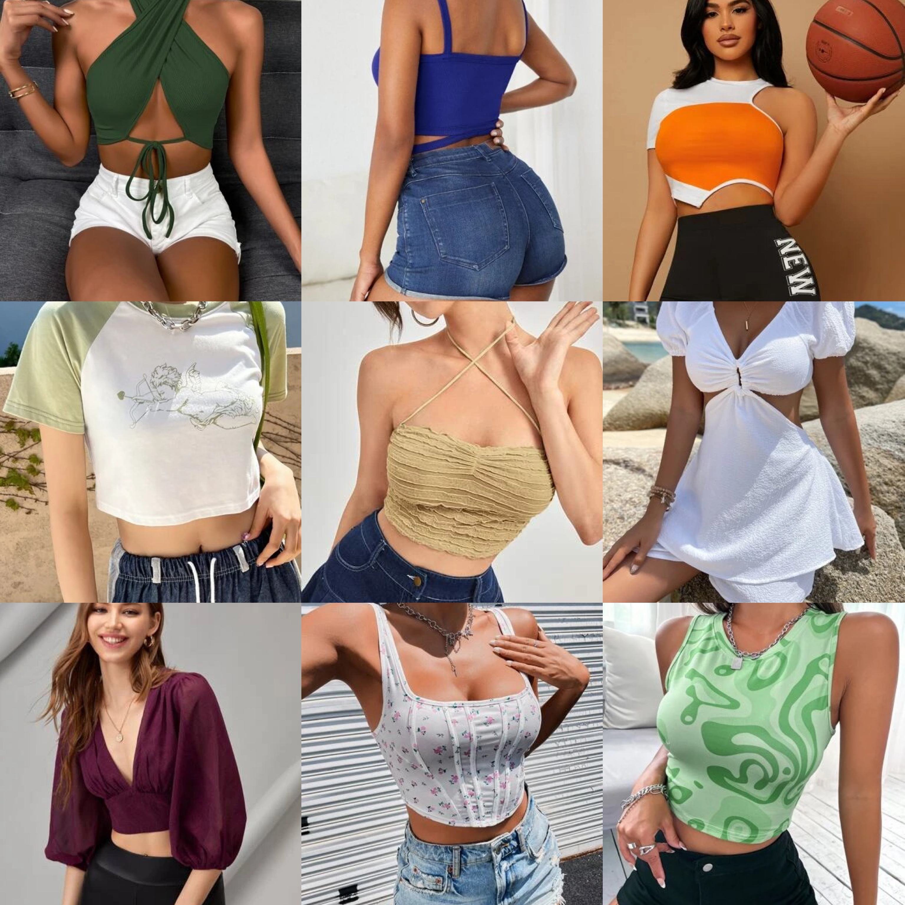 2022 Amazoned Fashion Wholesale Clothes Factory Discount assorted Bulk Clothing Shipping Shop Blusas used clothes Tops Dress