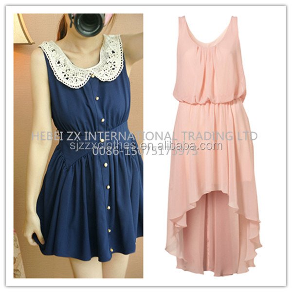 Used clothes in bales high quality new design lady silk dresses used women clothes 2021