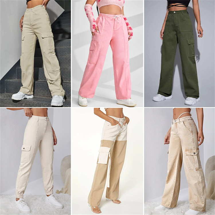 2023 xw NEW cotton trousers used clothing apparel stock used clothes bulk from mixed pants stock