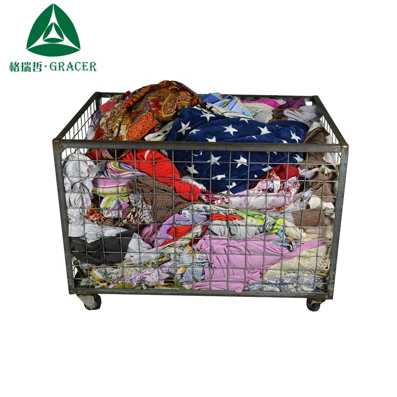 Korean Second Hand Bedsheet 50Kg Used Clothes in Bales for Pakistan