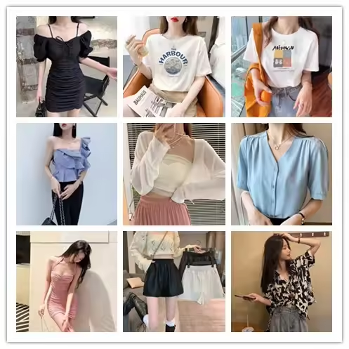 WO Wholesale for Supplier Bale Brand New Tops Mix Assorted Dress Bulk Bales women Clothes used Clothing Womens Dresses 2024