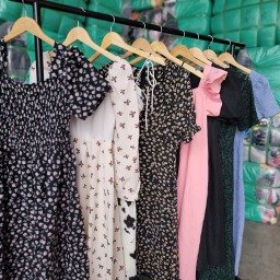 Fashion Cheap Price Used Clothes Girls Ladies Casual Dresses Mixed Second Hand Clothing For Women