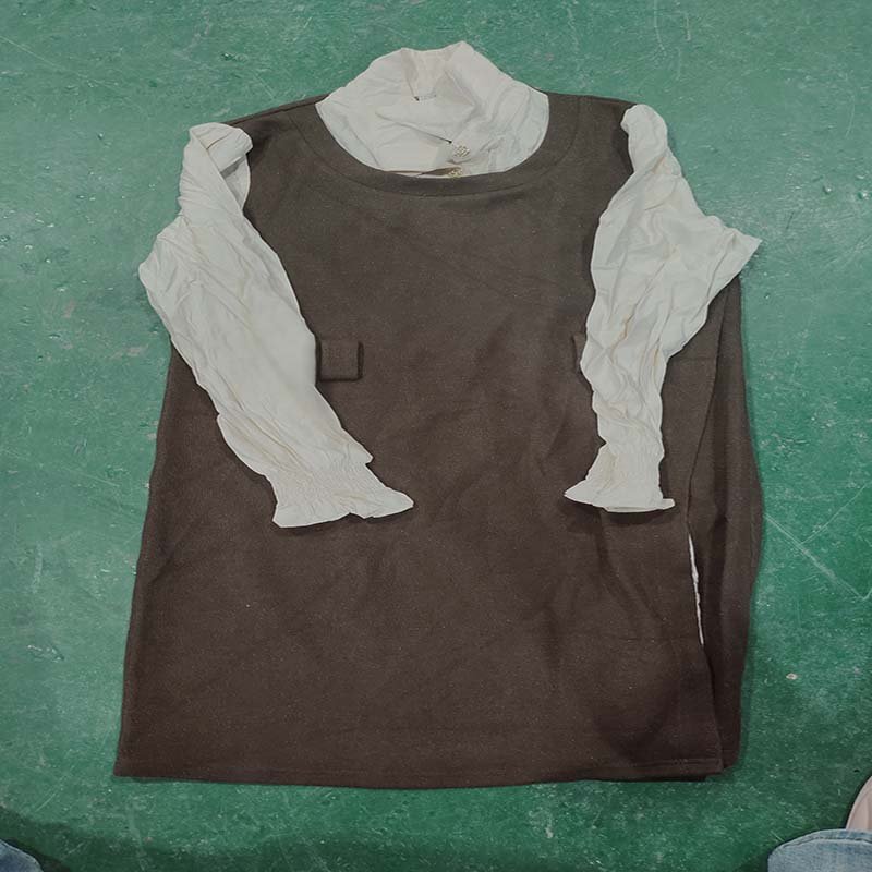 long sweater Fashion girls clothing long sleeve casual women's used clothing bales sweaters