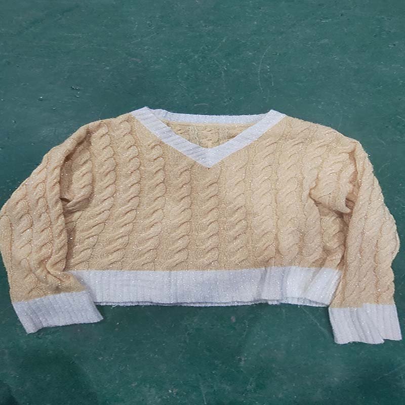 long sweater Fashion girls clothing long sleeve casual women's used clothing bales sweaters