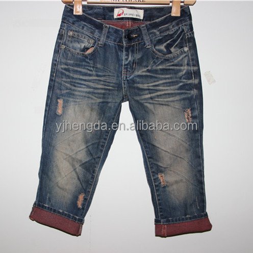 bulk vintage clothing Used Clothes korean bales second hand clothes ropa clothing clothes 3/4 used denim jeans pants