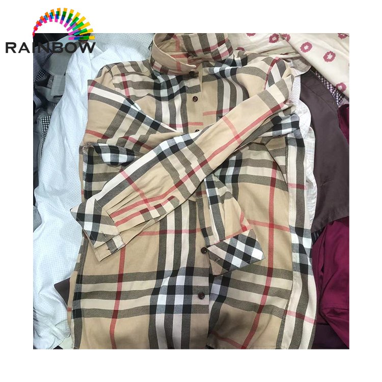 Summer Men Clothes Used Casual Male Top Clothing Shirts Bale Used
