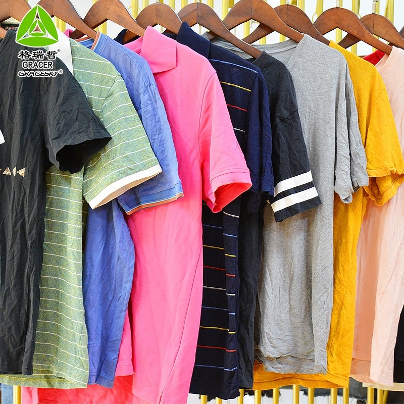 T-Shirt Second Hand Clothes Bulk Used Clothes Vintage Apparel Bale