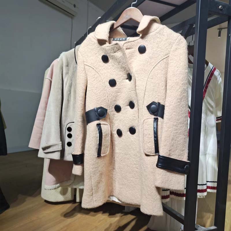 Winter Used Clothes Thrift Women Winter Worsted Coat Second Hand Clothes Price