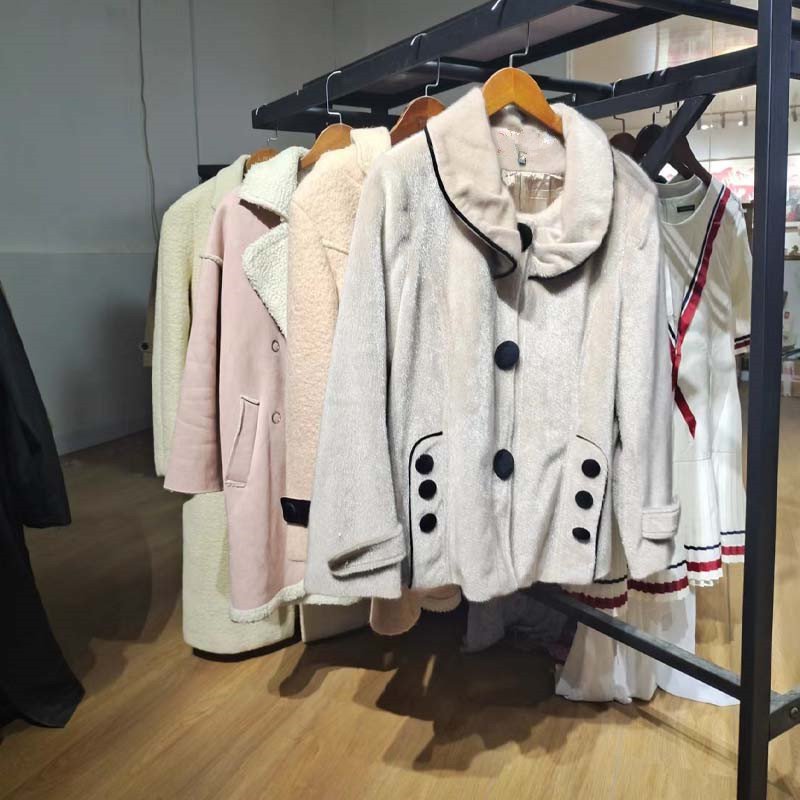 Winter Used Clothes Thrift Women Winter Worsted Coat Second Hand Clothes Price