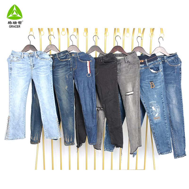 Ladies Jeans Used Clothes in Kg Uk Second Hand Clothes Used Clothing from Canada Summer for Women Adults Denim Preloved Jeans
