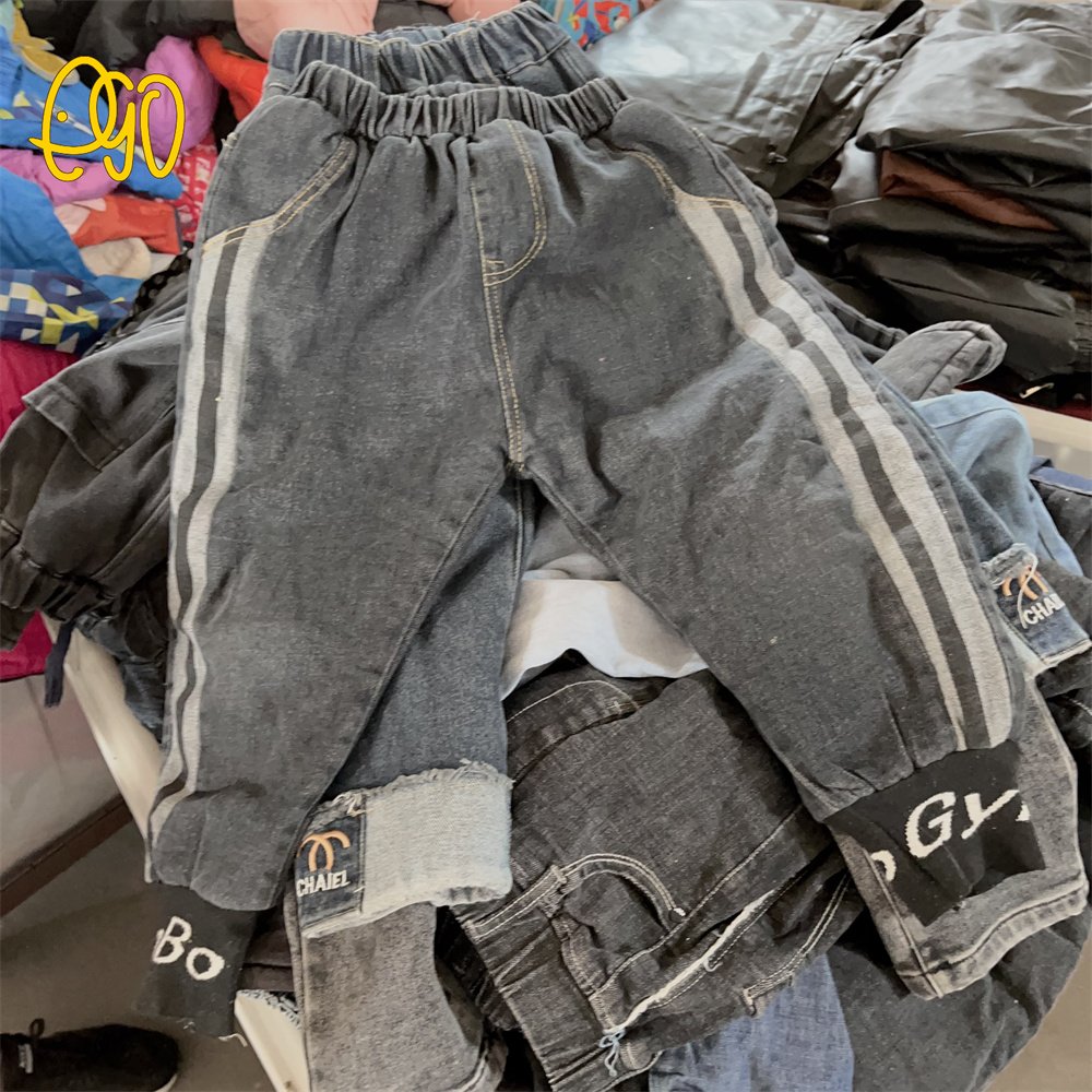 Kids Wholesale Winter Clothes Used Kids Pants Second Hand Baby Cotton Pants Used Children'S Pants Baby Winter Fashion Clothes
