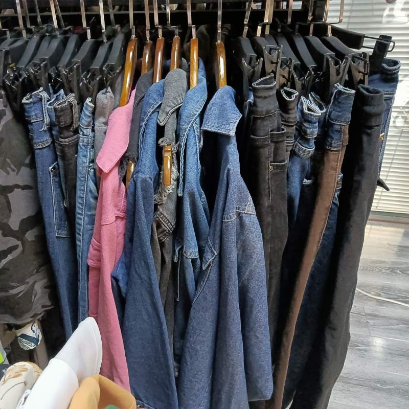 Hot Selling Women Clothes Ladies Jeans Pants Bundle Used Clothes For Sale